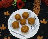 A picture of step 3 of Besan Ladoo.