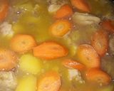 A picture of step 3 of Potato and Chicken Soup.