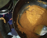 A picture of step 3 of Mutter paneer.