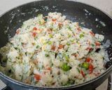 A picture of step 3 of 🇮🇳Tri - Colour Upma🇮🇳.