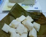 Foto langkah ke 9 dari resep Lontong Loyang (alas daun pisang).