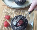 Une image de l'étape 2 de Cups chocolat et framboises.