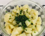 Foto del paso 1 de la receta: Picanha Encebollada con Ensalada de papas!