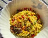 A picture of step 11 of Vegetable pulao.