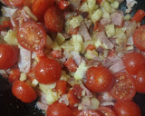 Foto del paso 3 de la receta: Calabacines rellenos de atún y bacon