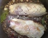 A picture of step 1 of California Farm Beer Soup with Pork Hocks.