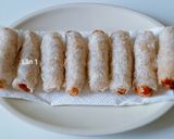 Hình bước làm 4 của món Chả Giò khoai môn-thịt