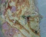 Foto del paso 2 de la receta: Tortilla a la francesa con jamón y queso ♣Súper fácil!