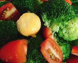 Hình bước làm 1 của món Salad rau củ