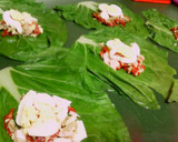 Foto del paso 4 de la receta: Hojas de acelga rellenas, napadas con bechamel de gorgonzola