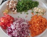 A picture of step 1 of Stuffed veg cheese mushroom.