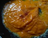 A picture of step 1 of Mango Kesar Peda.