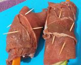 Foto del paso 3 de la receta: Rollitos de bistec con verduras