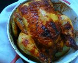A picture of step 18 of Masala roast whole Chicken.