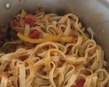 Foto del paso 11 de la receta: Espaghetti en salsa roja con carne asada!