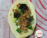 南瓜煉乳香蔥肉鬆麵包~湯種冷藏法的食譜步驟3照片
