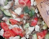 Paradicsomos-cukkinis csirkeragu recept fázis 3 fotója