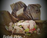 Foto langkah ke 5 dari resep Botok Pete Teri cabe ijo.