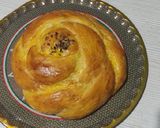 عکس مرحله 2 از دستور نان شیرمال به شکل گل رز