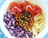 Foto del passaggio 7 della ricetta Pokè Bowl vegana con ceci croccanti speziati