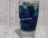 Foto langkah ke 3 dari resep Mojito Teh Bunga Telang.