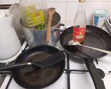 A picture of step 2 of Fussion biryani.