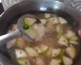 A picture of step 3 of Samak rice.