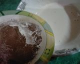 A picture of step 5 of Chocolate dripping cake.