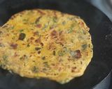 A picture of step 3 of Methi ke parathe.