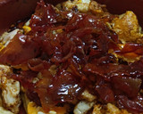 Foto del paso 2 de la receta: Huevos rotos con jamón caramelizado