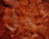 A picture of step 1 of Chilli Chicken.