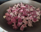 Foto del paso 1 de la receta: Arroz meloso con magra de cerdo