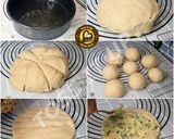 A picture of step 5 of No Egg No Maida Pure Veg Cheesy Garlic Bun And Swirl From Scratch Two Design One Dough.
