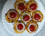 A picture of step 6 of Paneer cheese tikki.