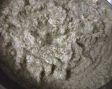 A picture of step 2 of Hara moong dhokla.