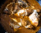 A picture of step 10 of Chicken Changezi.
