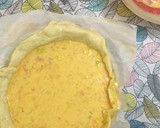 Foto del paso 4 de la receta: Pastel de hojaldre con jamón york, queso y tomatitos cherry para niños 👦🏻👶🏼
