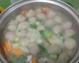 Foto langkah ke 4 dari resep Sayur Sup - bakso - Makaroni.