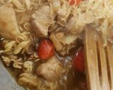 A picture of step 6 of My Ginger and Pork Noodles 😘.