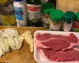 Foto langkah ke 1 dari resep SIRLOIN STEAK with MUSHROOM SAUCE.