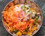A picture of step 4 of Soya chanadaal pattice.