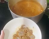 Hình bước làm 1 của món Bún riêu