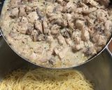 Foto del paso 7 de la receta: Pasta de pollo con champiñones 🍝