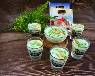 Cendol Panna Cotta Simple - Step 7