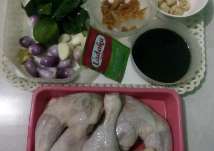 Langkah-langkah untuk membuat Cara bikin Ayam Bakar Kalasan plus Tempe & Sambal