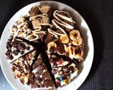A picture of step 10 of Brownie pizza.
