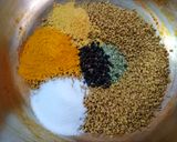 A picture of step 3 of Whole Methi and Mango Pickle.