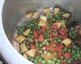 A picture of step 3 of Vidharbha style Masala bhat (lagnachya pangtitla masala bhat).