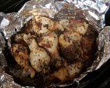 A picture of step 4 of Kitchen cabinet chicken legs.