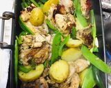 A picture of step 1 of Grilled chicken with mix veg.